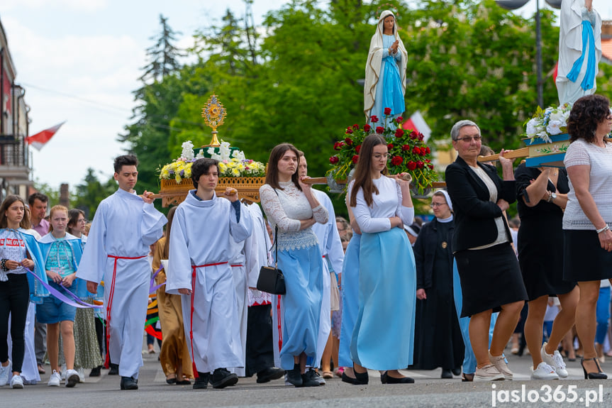 Procesja Bożego Ciała w Jaśle