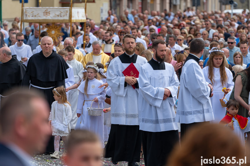 Procesja Bożego Ciała w Jaśle
