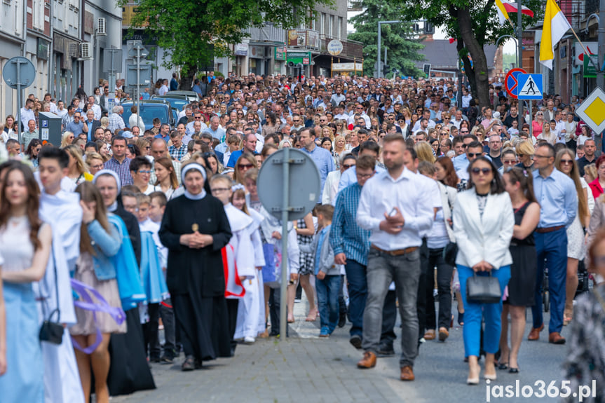 Procesja Bożego Ciała w Jaśle