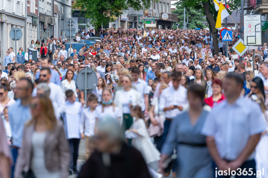 Procesja Bożego Ciała w Jaśle