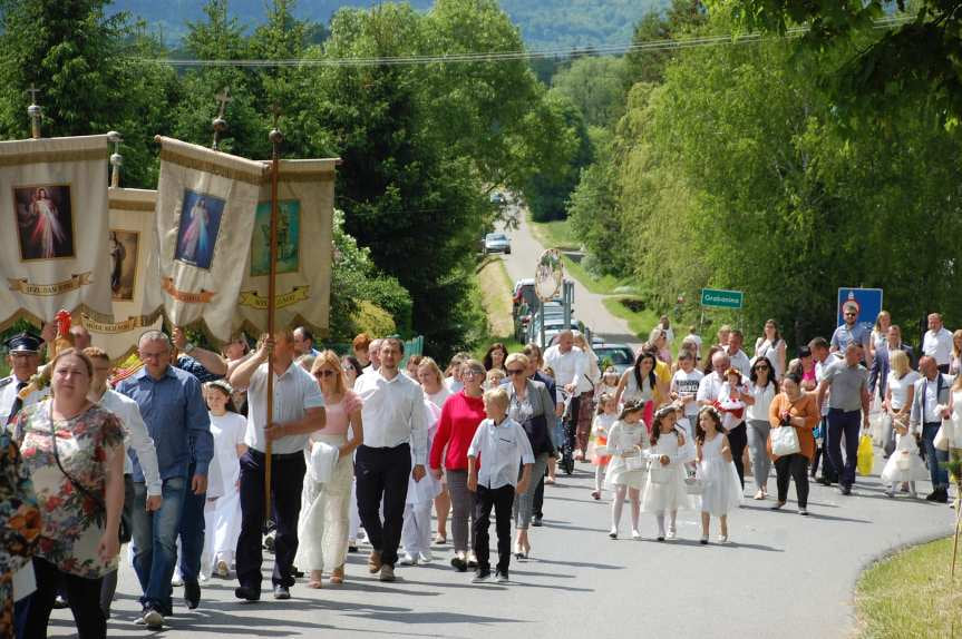 Procesja Bożego Ciała z Sadek do Nienaszowa