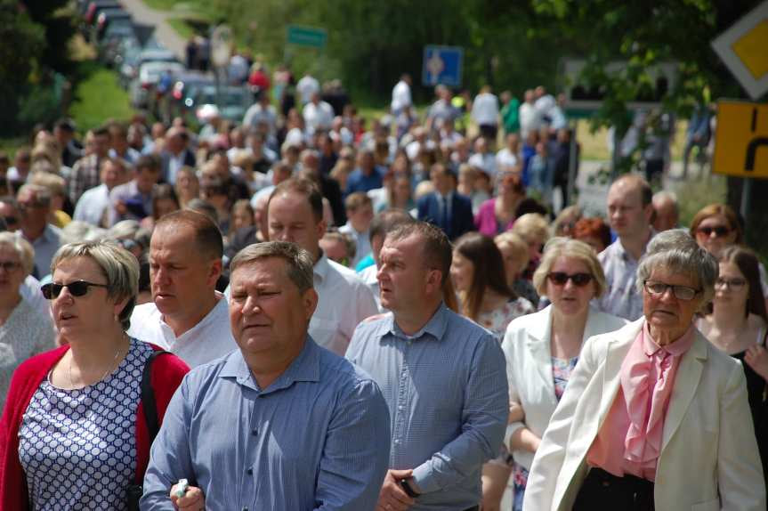 Procesja Bożego Ciała z Sadek do Nienaszowa
