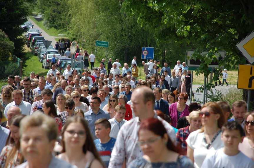 Procesja Bożego Ciała z Sadek do Nienaszowa