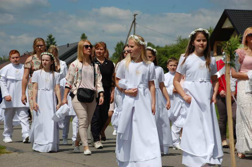 Procesja Bożego Ciała z Sadek do Nienaszowa