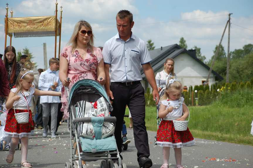 Procesja Bożego Ciała z Sadek do Nienaszowa