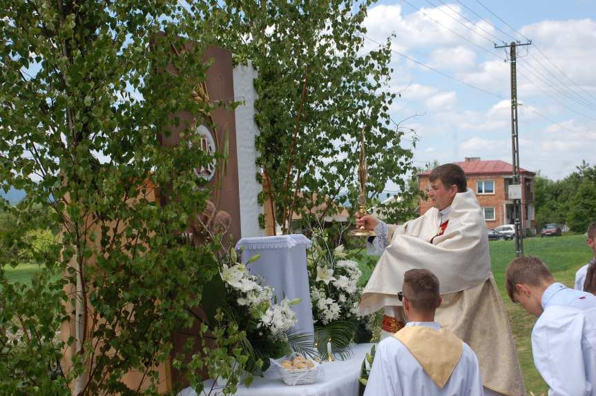 Procesja Bożego Ciała z Sadek do Nienaszowa