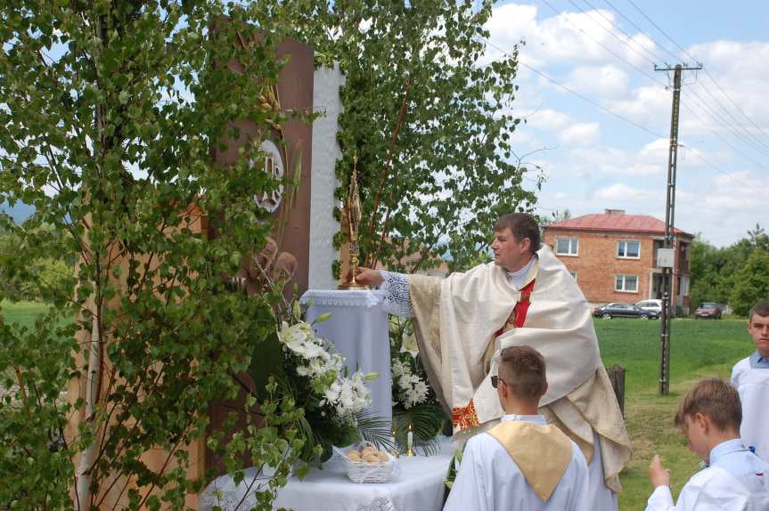 Procesja Bożego Ciała z Sadek do Nienaszowa
