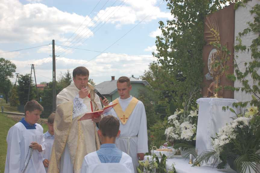 Procesja Bożego Ciała z Sadek do Nienaszowa