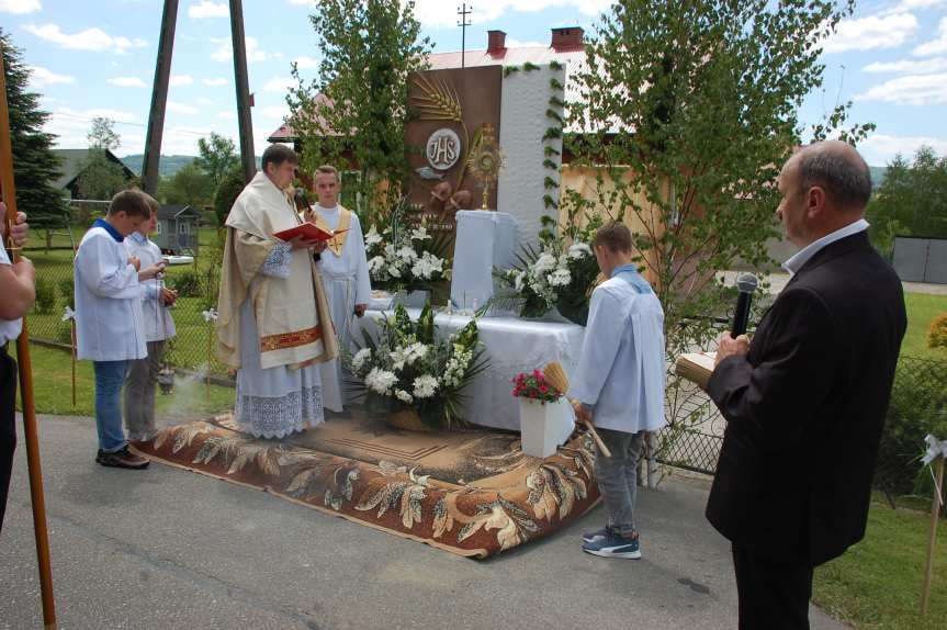 Procesja Bożego Ciała z Sadek do Nienaszowa
