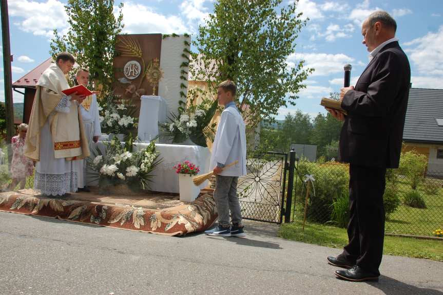 Procesja Bożego Ciała z Sadek do Nienaszowa
