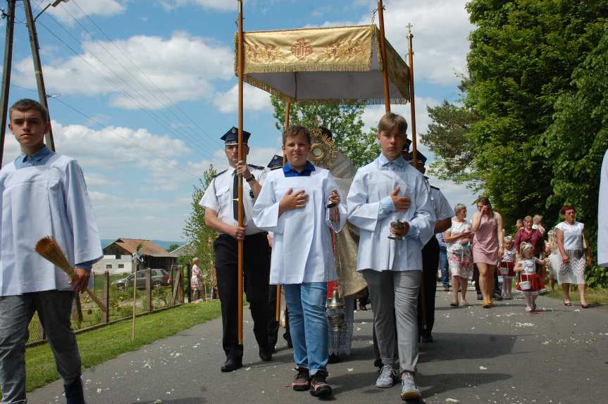 Procesja Bożego Ciała z Sadek do Nienaszowa