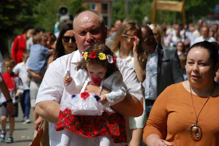 Procesja Bożego Ciała z Sadek do Nienaszowa