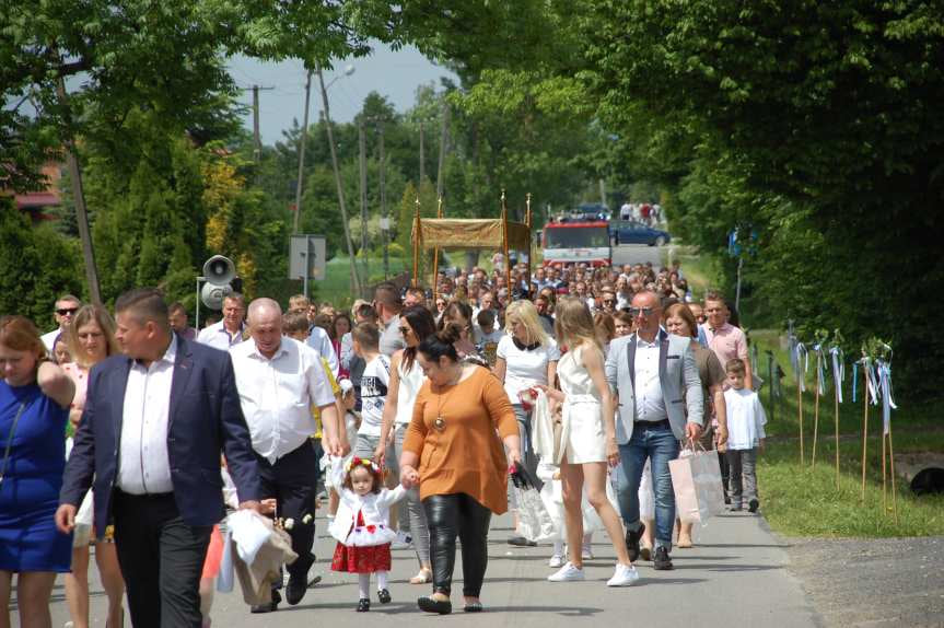 Procesja Bożego Ciała z Sadek do Nienaszowa
