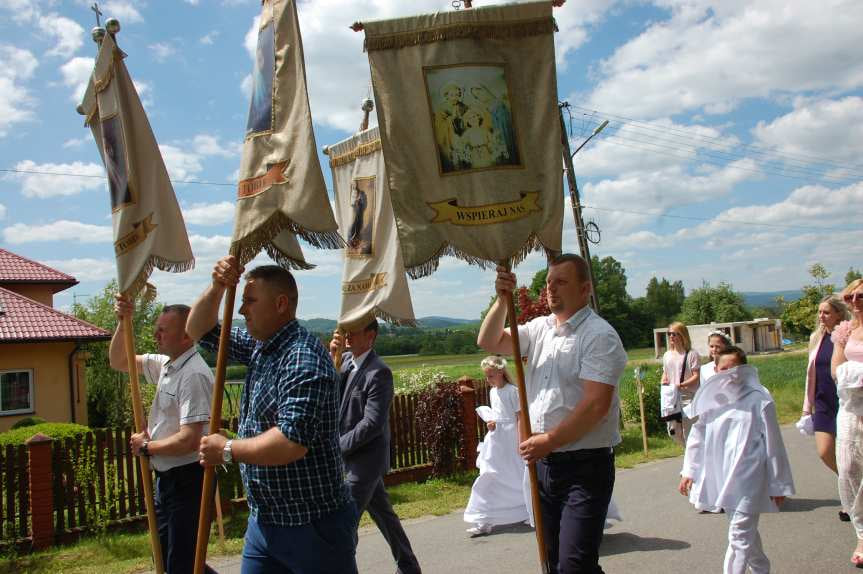 Procesja Bożego Ciała z Sadek do Nienaszowa