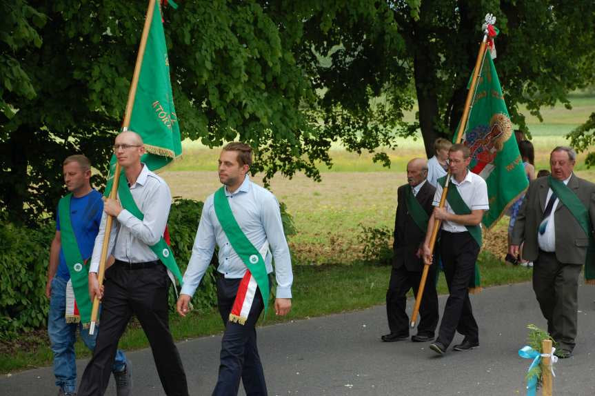 Procesja Bożego Ciała z Sadek do Nienaszowa