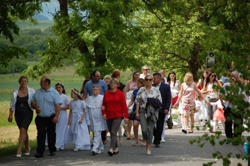 Procesja Bożego Ciała z Sadek do Nienaszowa