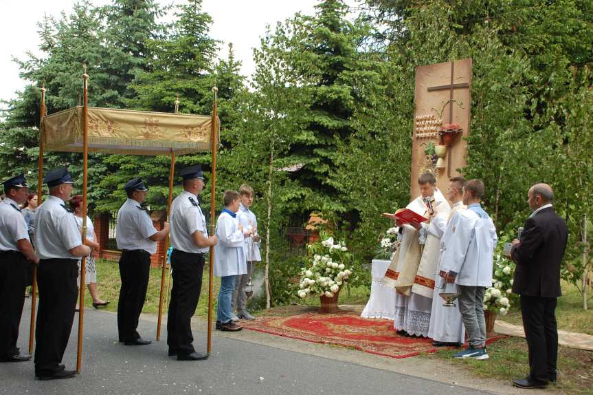 Procesja Bożego Ciała z Sadek do Nienaszowa