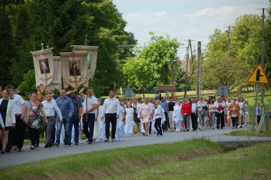 Procesja Bożego Ciała z Sadek do Nienaszowa