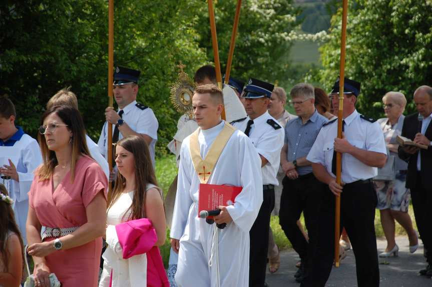 Procesja Bożego Ciała z Sadek do Nienaszowa