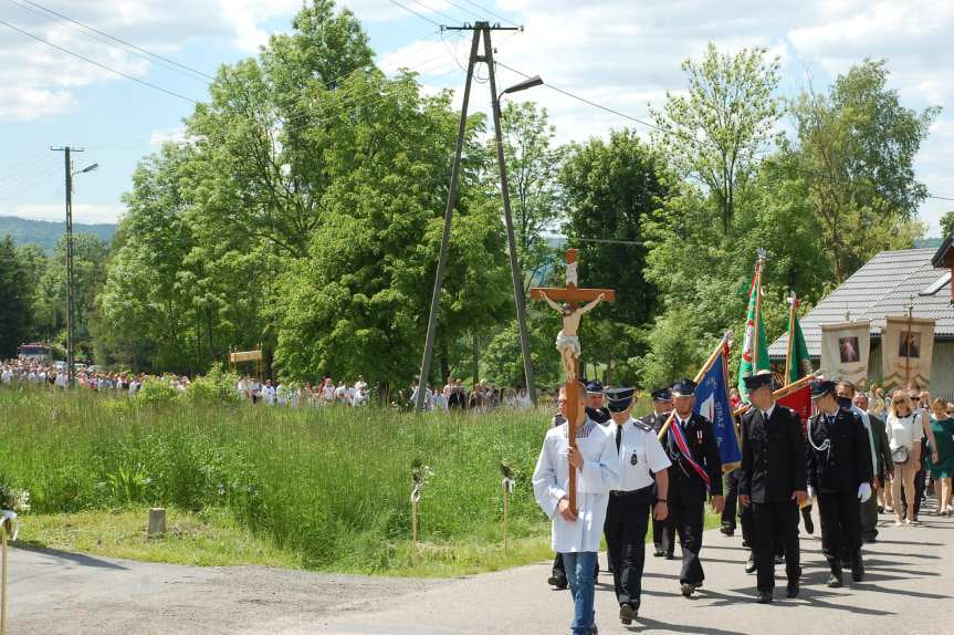 Procesja Bożego Ciała z Sadek do Nienaszowa
