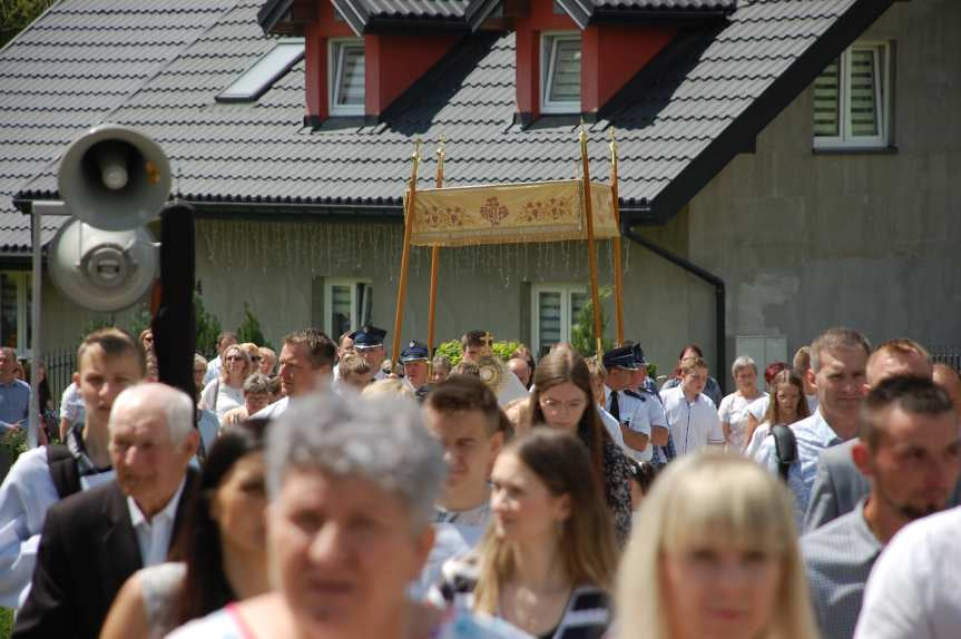 Procesja Bożego Ciała z Sadek do Nienaszowa