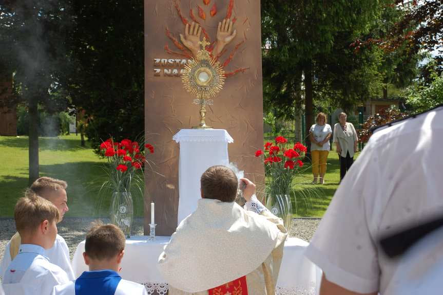 Procesja Bożego Ciała z Sadek do Nienaszowa