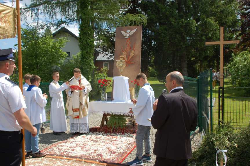 Procesja Bożego Ciała z Sadek do Nienaszowa