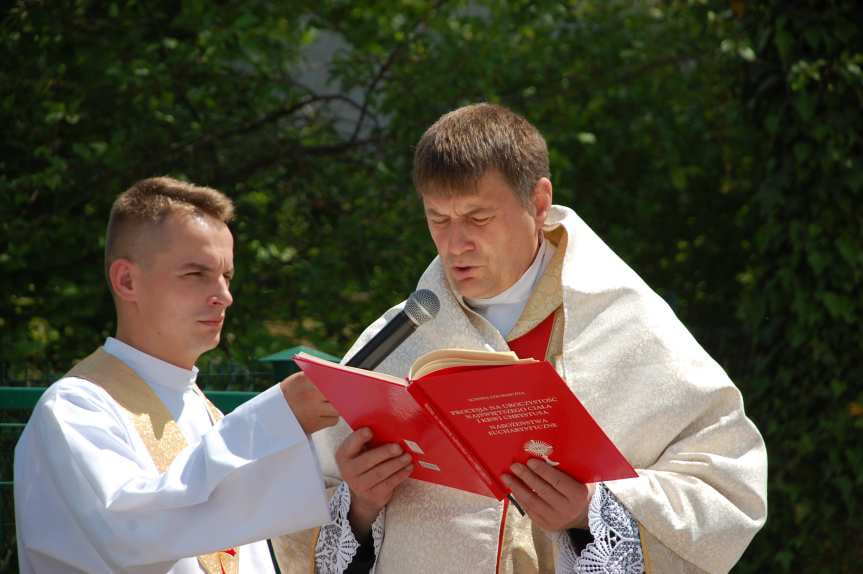 Procesja Bożego Ciała z Sadek do Nienaszowa
