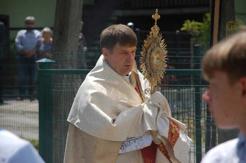 Procesja Bożego Ciała z Sadek do Nienaszowa
