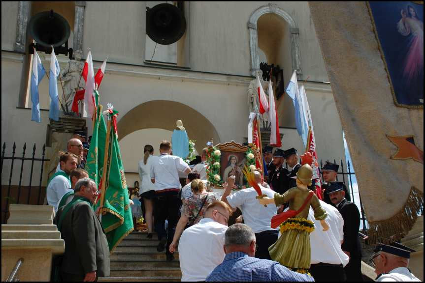 Procesja Bożego Ciała z Sadek do Nienaszowa