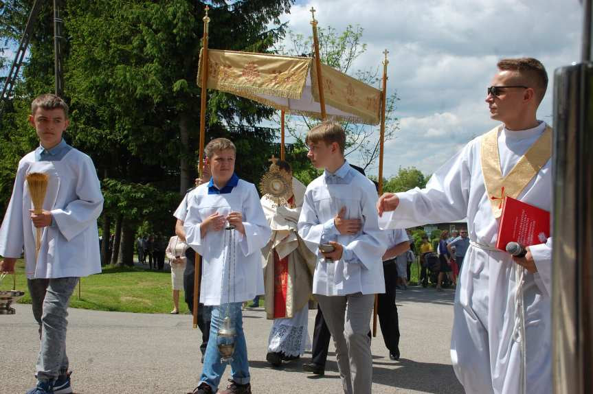 Procesja Bożego Ciała z Sadek do Nienaszowa