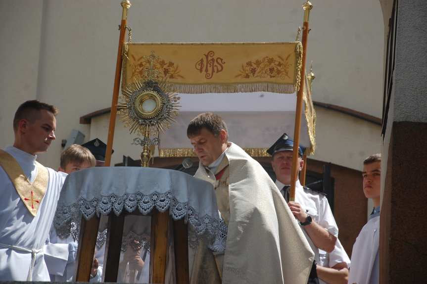 Procesja Bożego Ciała z Sadek do Nienaszowa