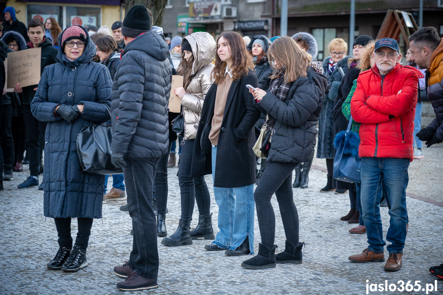 Protest w Jaśle