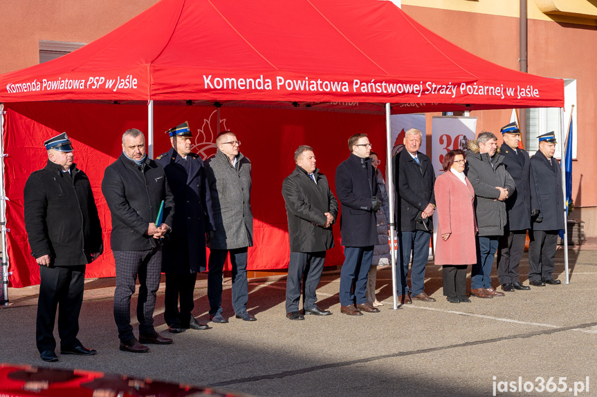 Przekazanie sprzętu w KP PSP w Jaśle