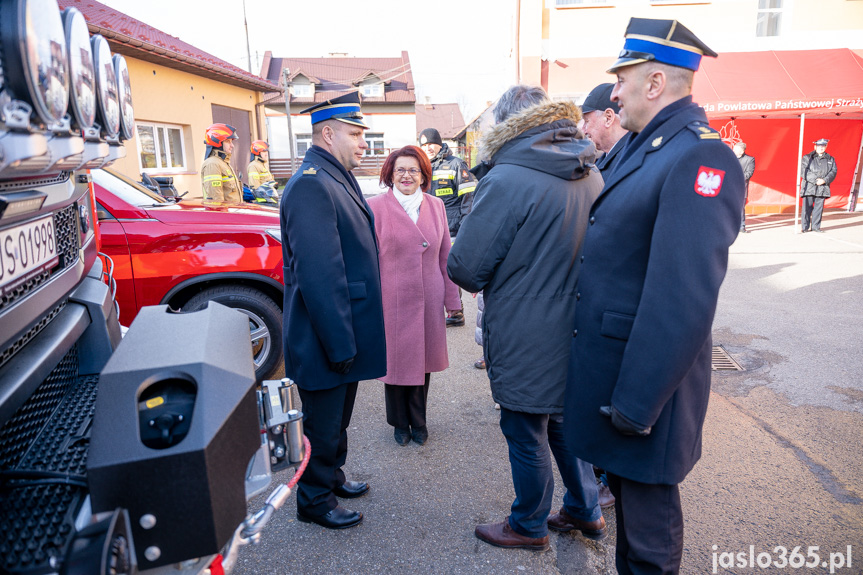 Przekazanie sprzętu w KP PSP w Jaśle