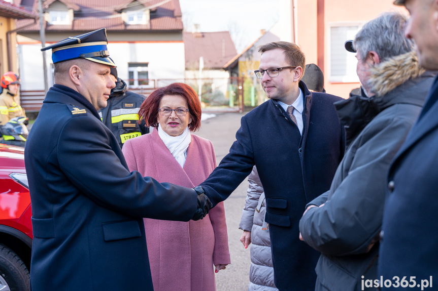 Przekazanie sprzętu w KP PSP w Jaśle