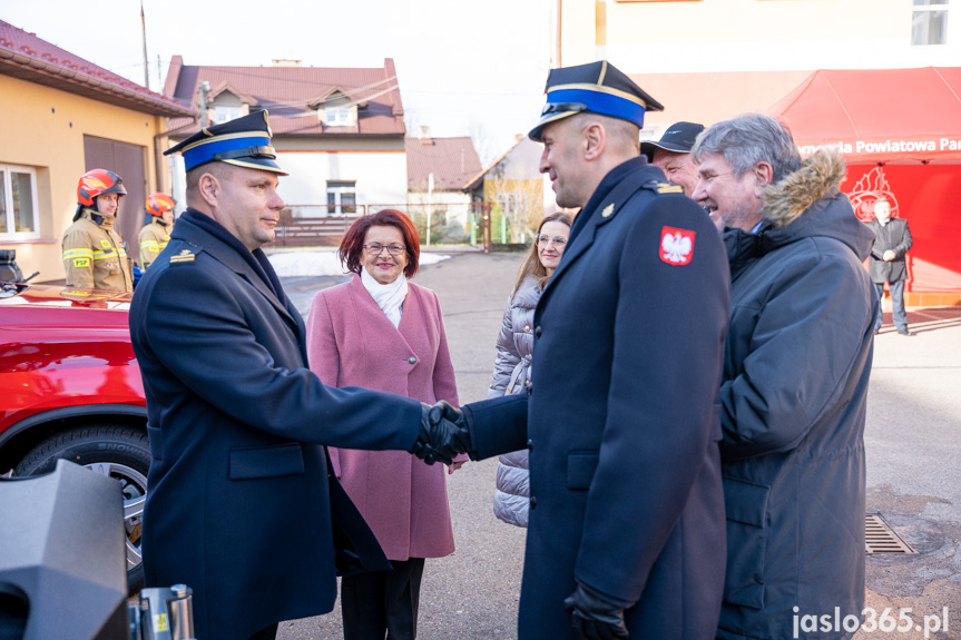 Przekazanie sprzętu w KP PSP w Jaśle