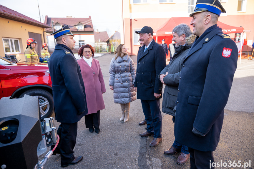Przekazanie sprzętu w KP PSP w Jaśle