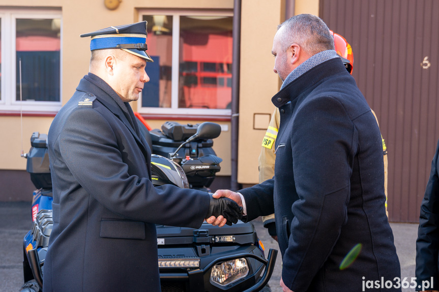 Przekazanie sprzętu w KP PSP w Jaśle