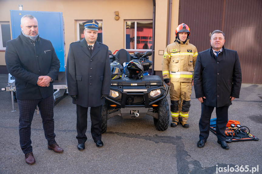 Przekazanie sprzętu w KP PSP w Jaśle