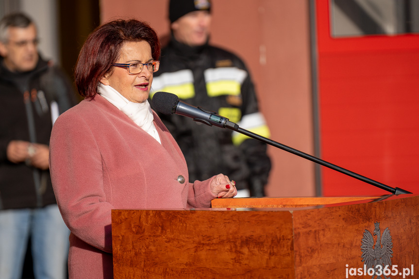 Przekazanie sprzętu w KP PSP w Jaśle