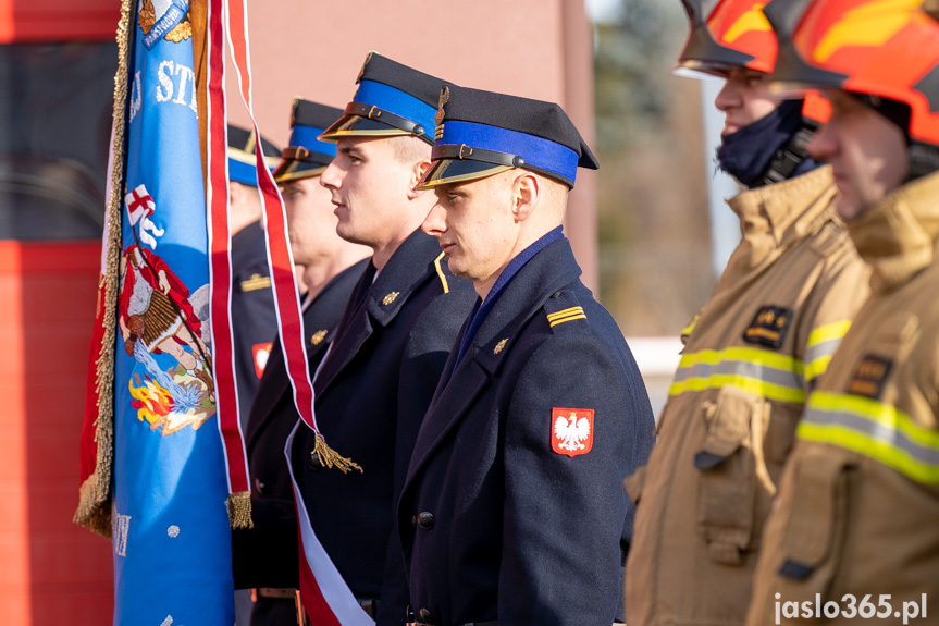Przekazanie sprzętu w KP PSP w Jaśle