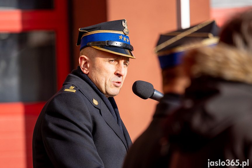 Przekazanie sprzętu w KP PSP w Jaśle