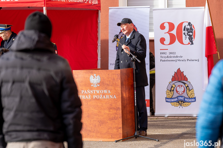 Przekazanie sprzętu w KP PSP w Jaśle