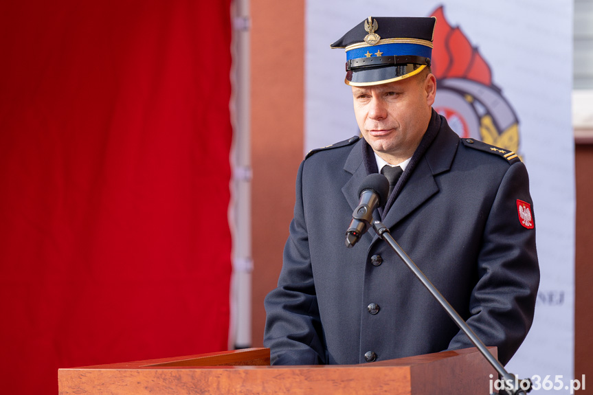 Przekazanie sprzętu w KP PSP w Jaśle