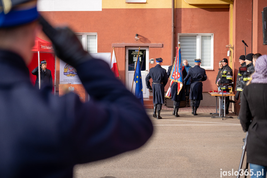 Przekazanie sprzętu w KP PSP w Jaśle
