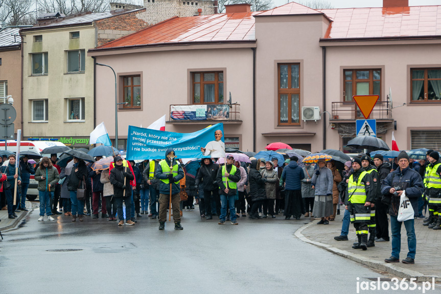 Przez Jasło przeszedł Marsz Papieski