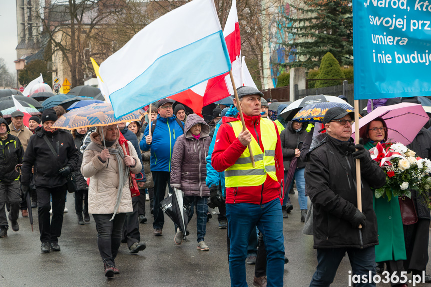 Przez Jasło przeszedł Marsz Papieski