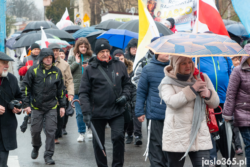 Przez Jasło przeszedł Marsz Papieski