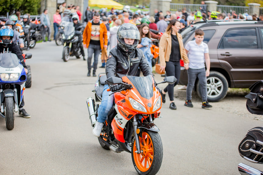 Rozpoczęcie sezonu motocyklowego w Dębowcu